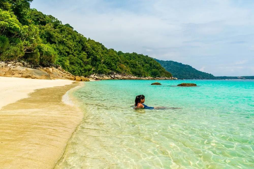 playa de Perhentian Besar en Malasia