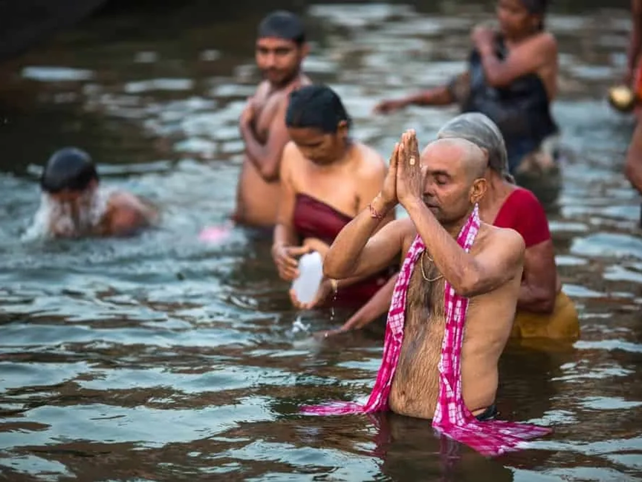 baño en el Ganges, Varanasi