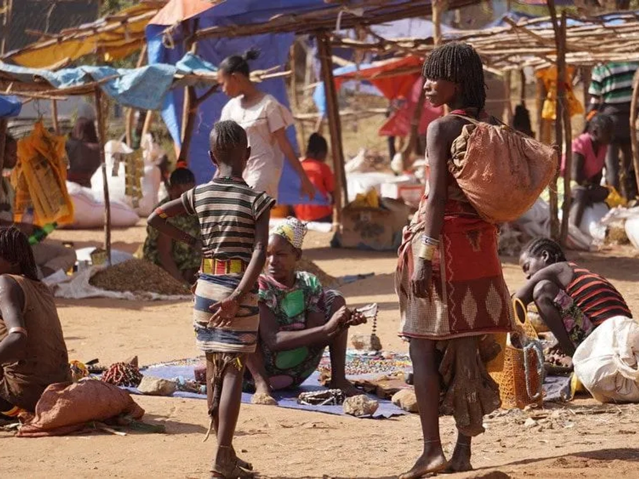mercados del Valle del Omo en Etiopía