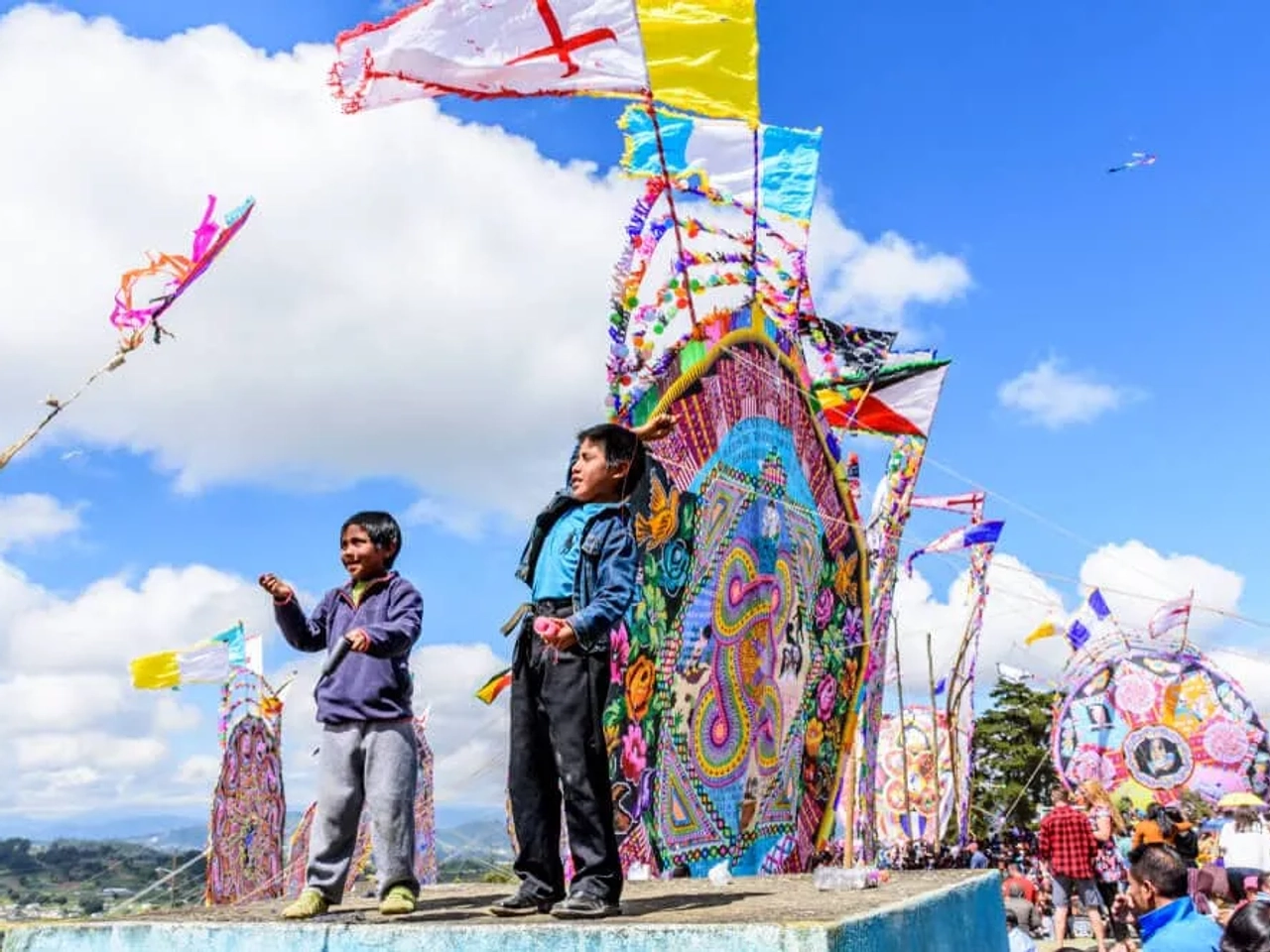 pessoas e coloridas tradições populares guatemaltecas