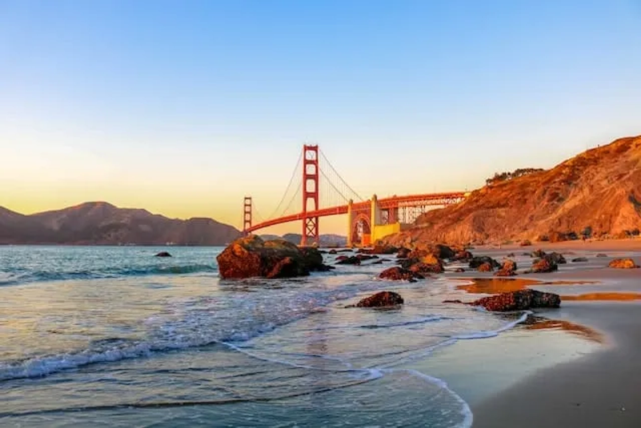 Marshall's Beach, San Francisco, USA