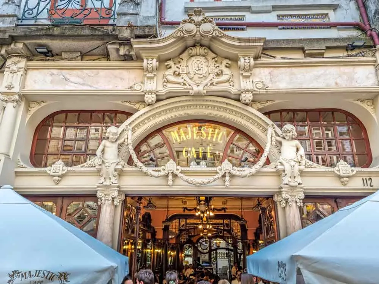 Rua Santa Catarina y el Café Majestic