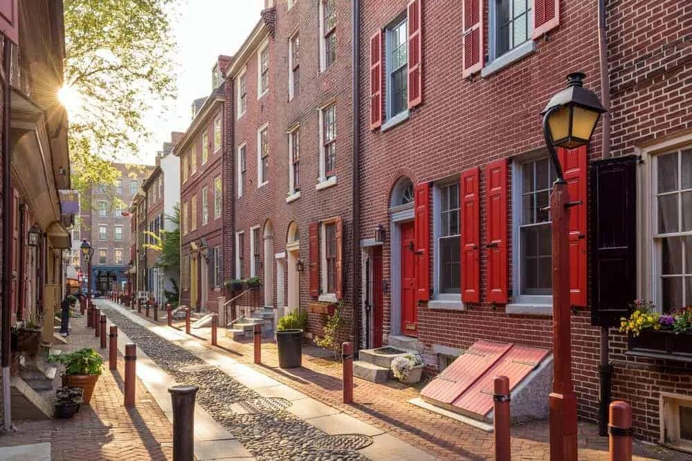 Elfreth's Alley en Filadelfia