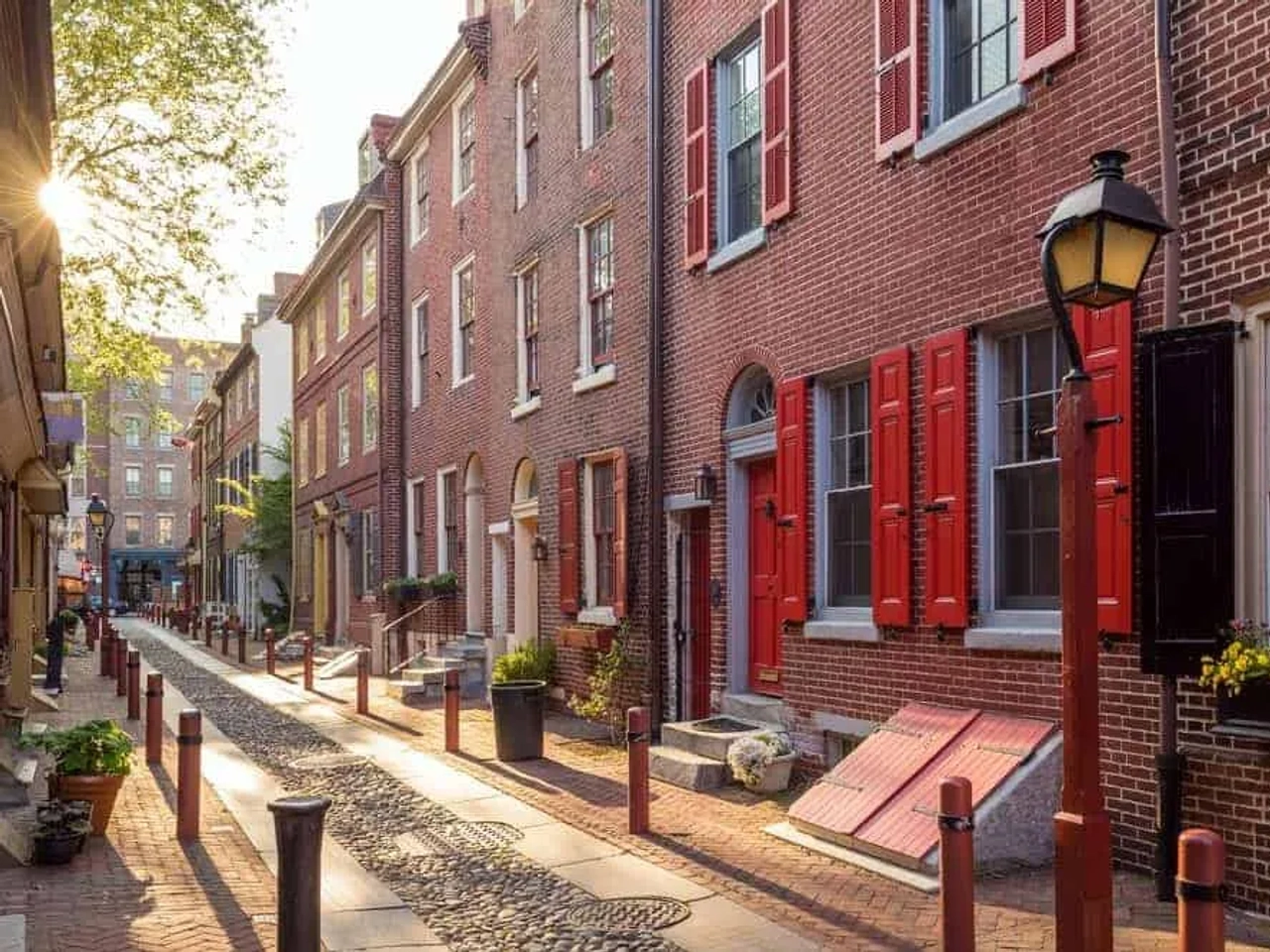 Elfreth's Alley en Filadelfia