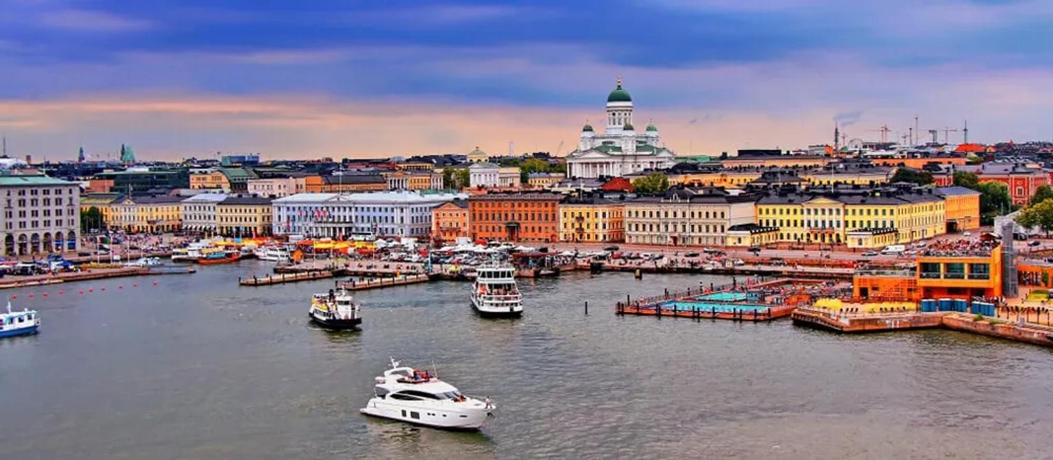 vista panoramica da cidade de helsinquia