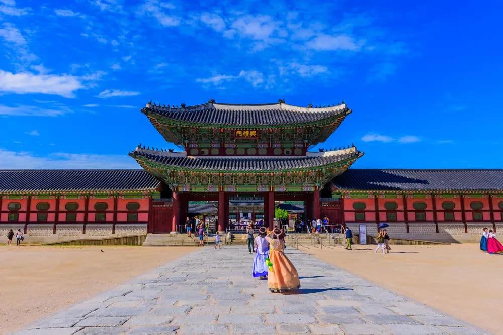 porta principal de palacio gyeongbokgung