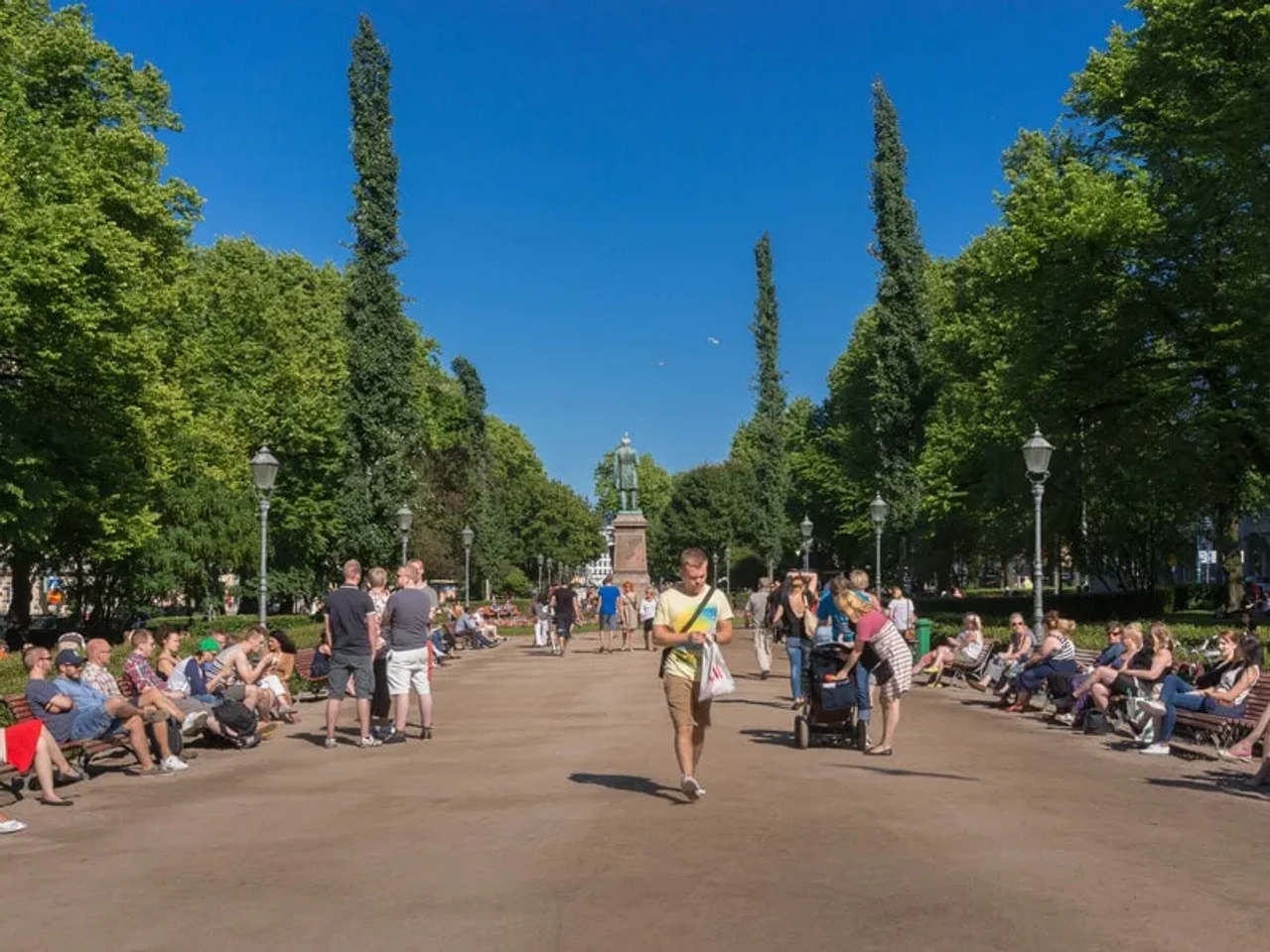 vista geral do parque esplanade