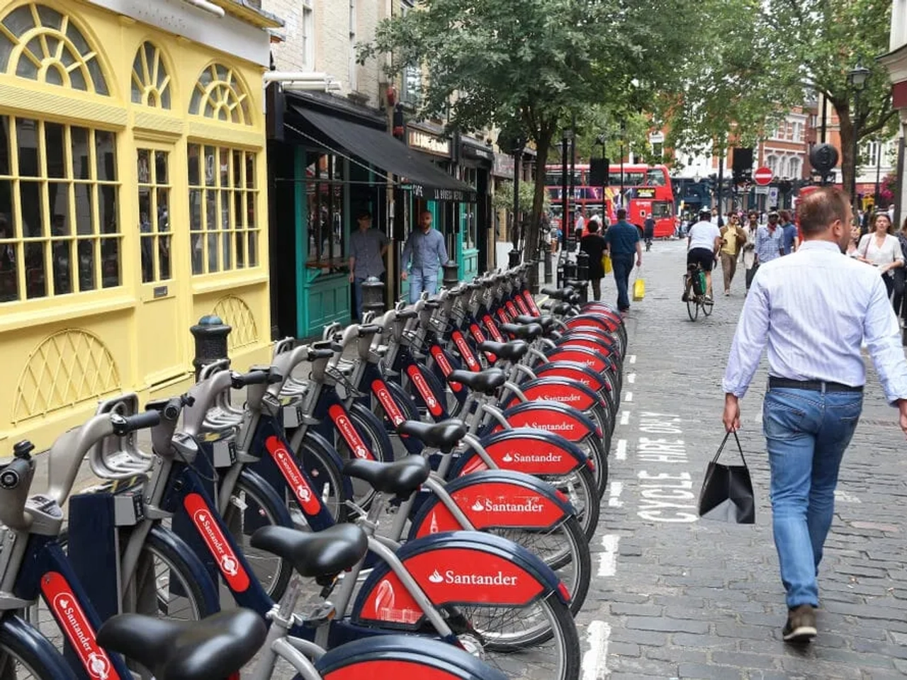 bicicleta de aluguer santander em londres