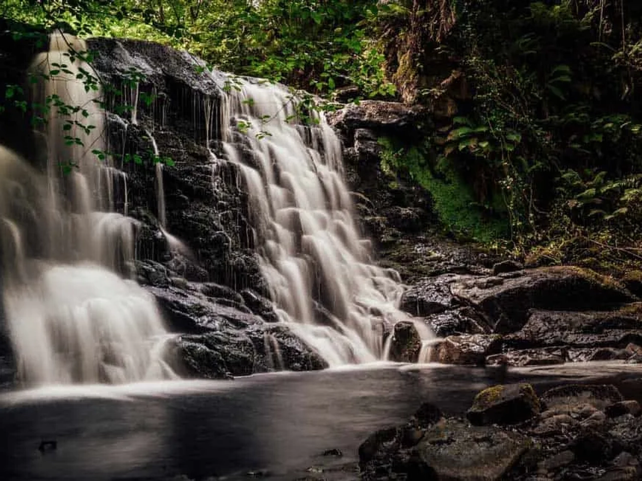 El jardín amurallado del Castillo de Glenarm