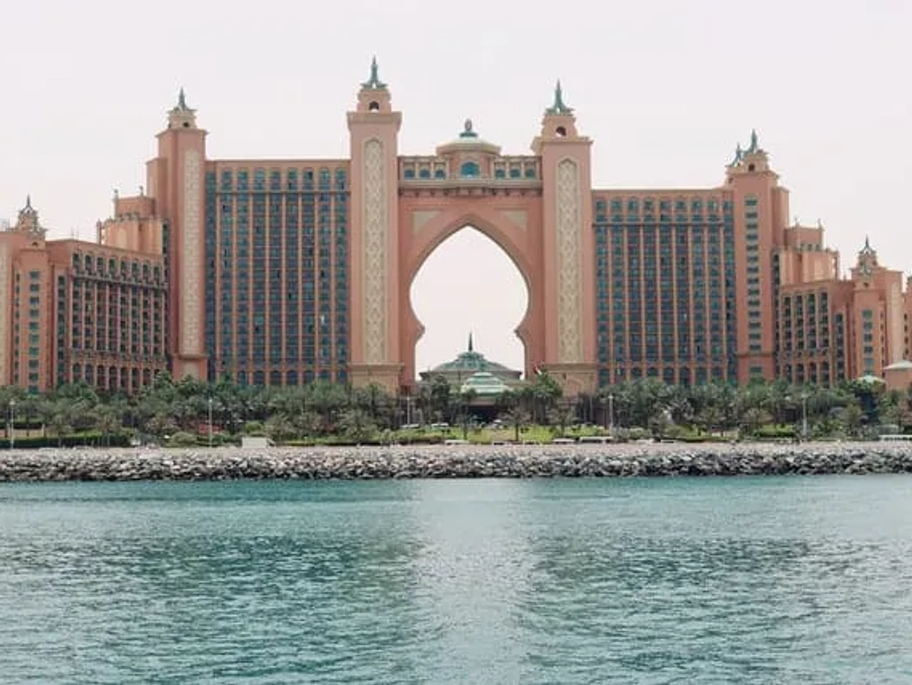 Palm Atlantis Monorail Station no Dubai