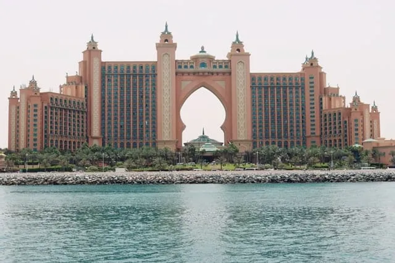 Palm Atlantis Monorail Station no Dubai