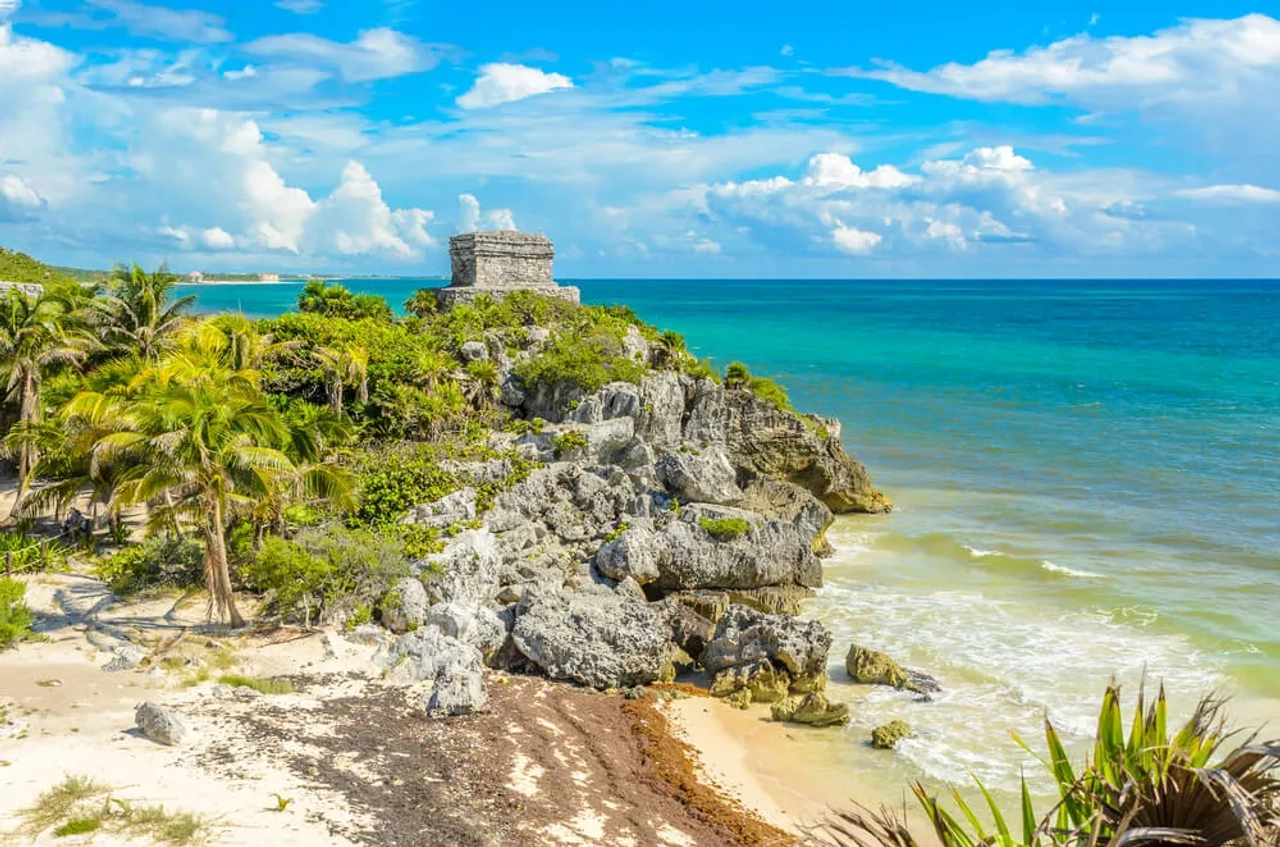 ruinas maias de tulum no iucatao