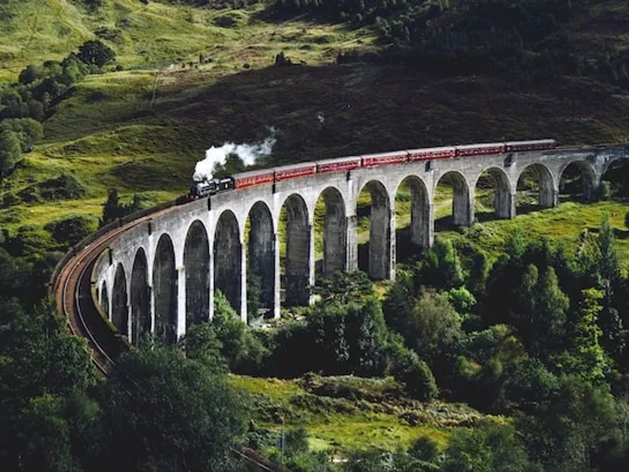 jacobite train in the united kingdom