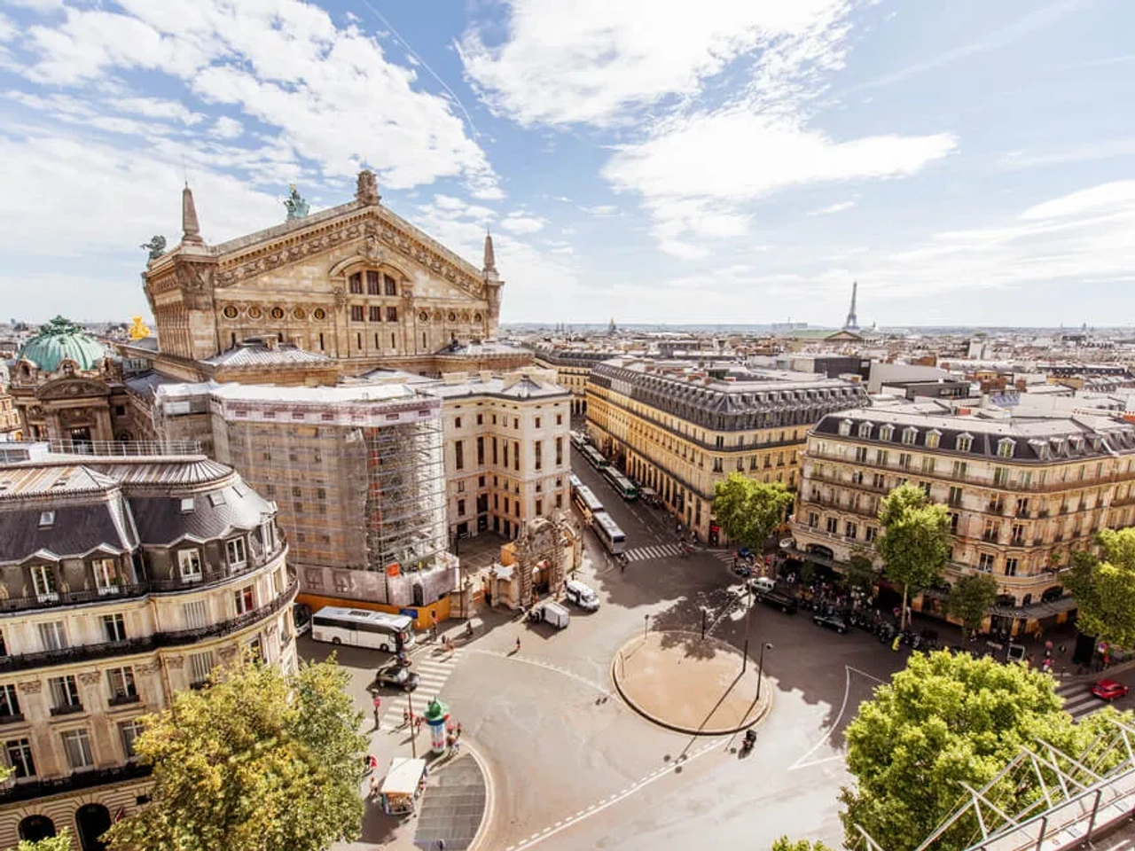 vistas de paris desde a galeria lafayette