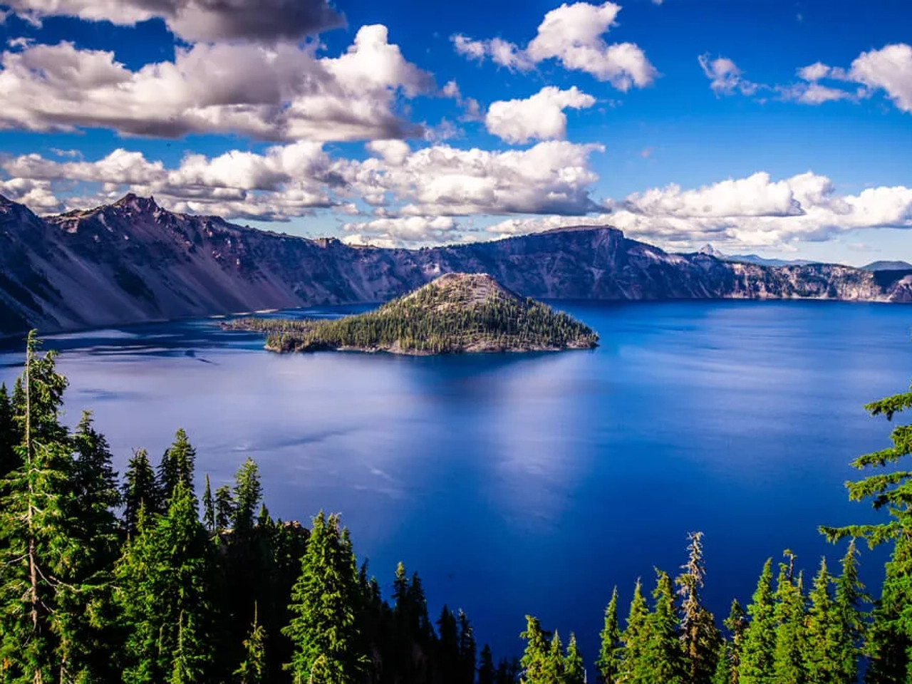 parque nacional do lago crater em oregon