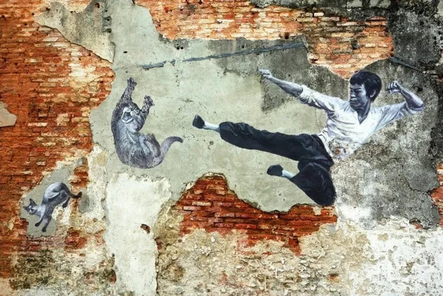 Mapa arte callejero George Town