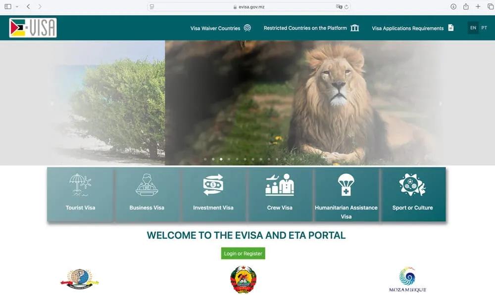 conseguir el visado para viajar a Mozambique