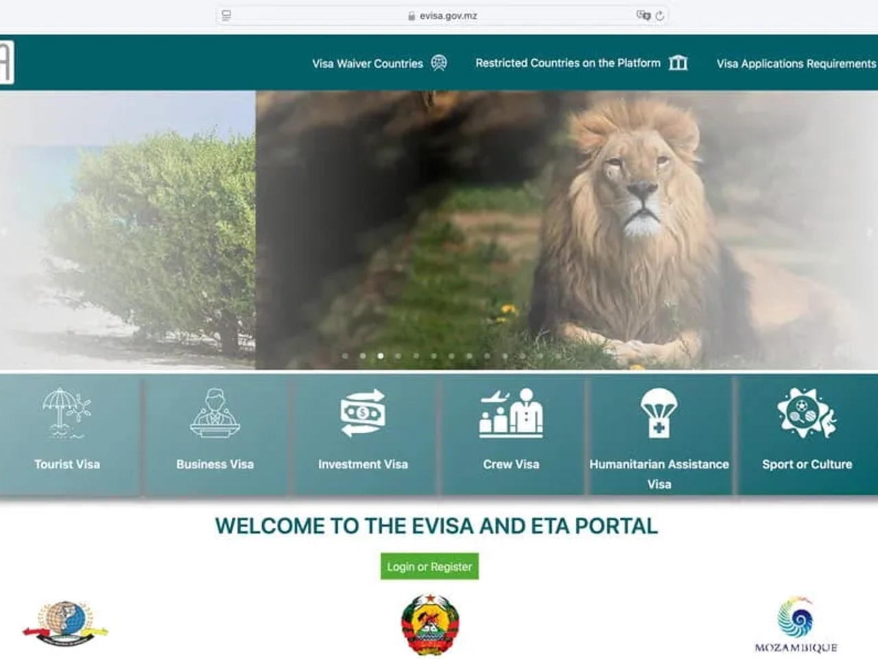 conseguir el visado para viajar a Mozambique