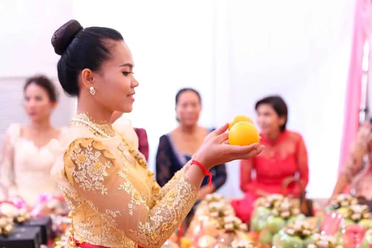 Chicas en Camboya
