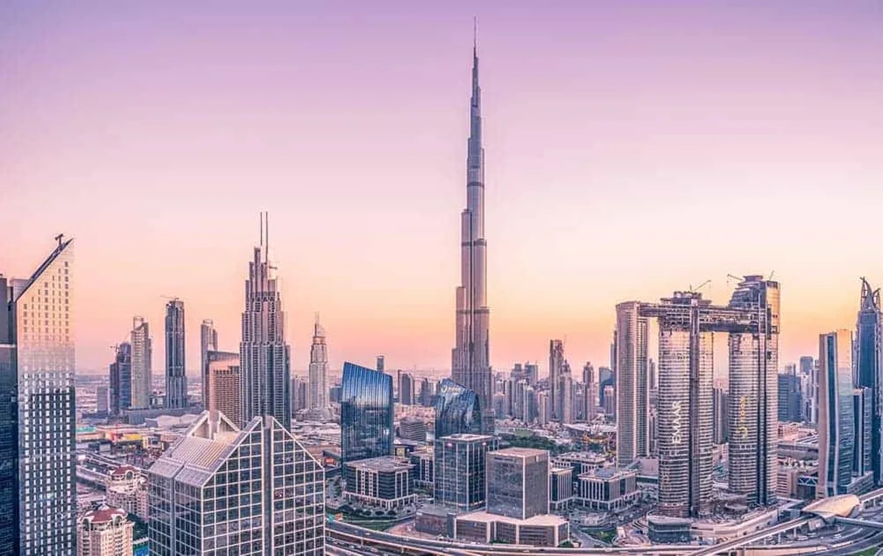 vista aérea do dubai