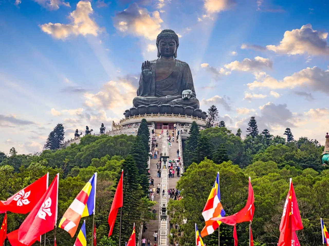 buda gigante em hong kong