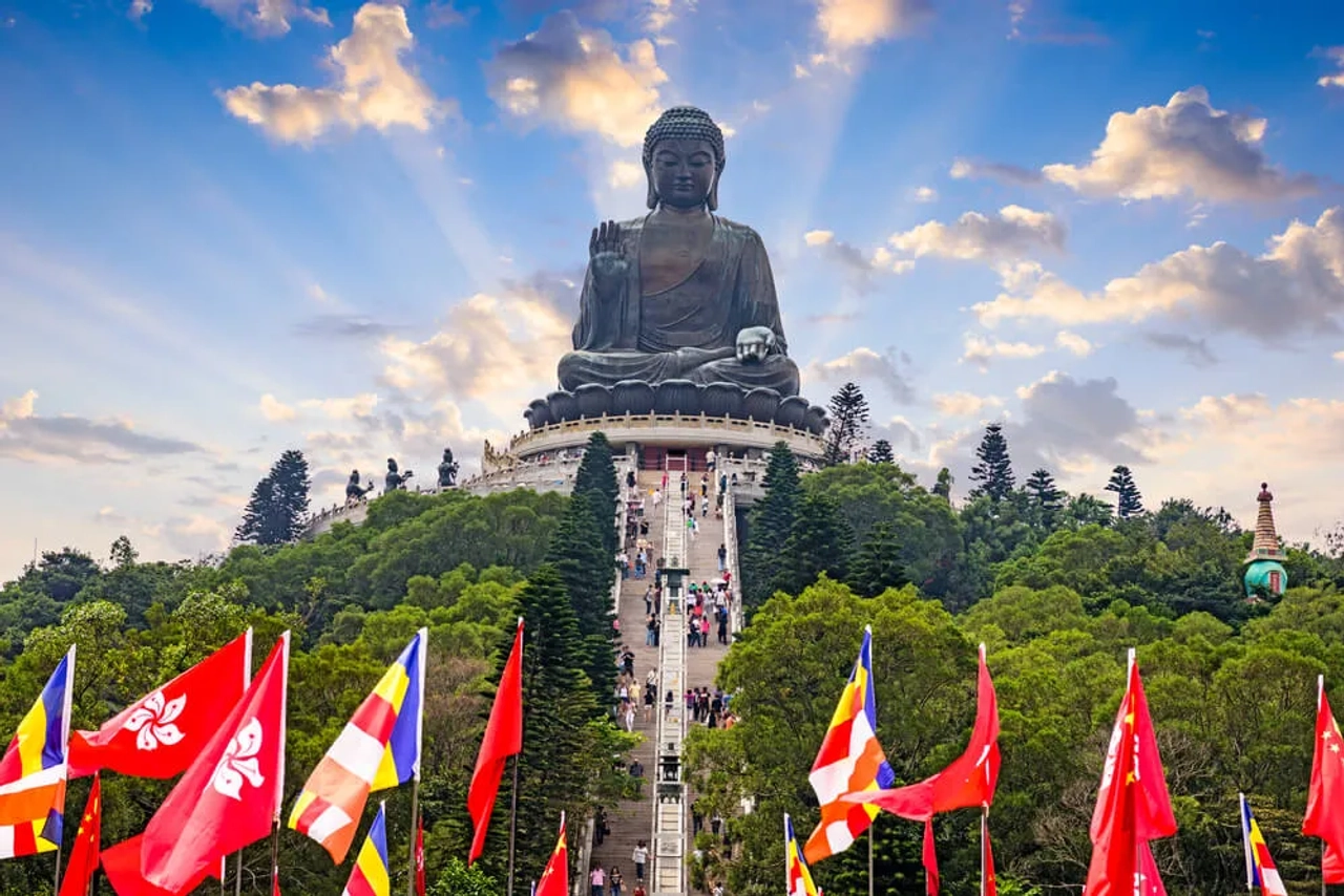 buda gigante em hong kong