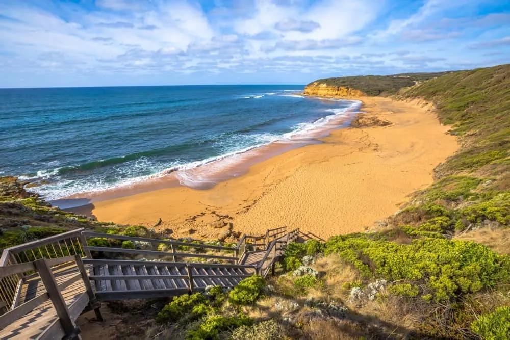 playa Bells Beach para hacer surf