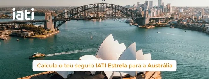 "Calcule seu seguro de viagem IATI para a Austrália agora!"