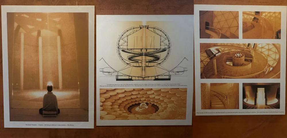 interior del Matrimandir