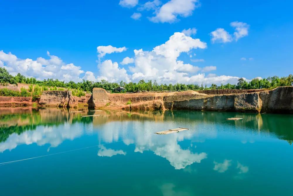lago no canyon de hangdong