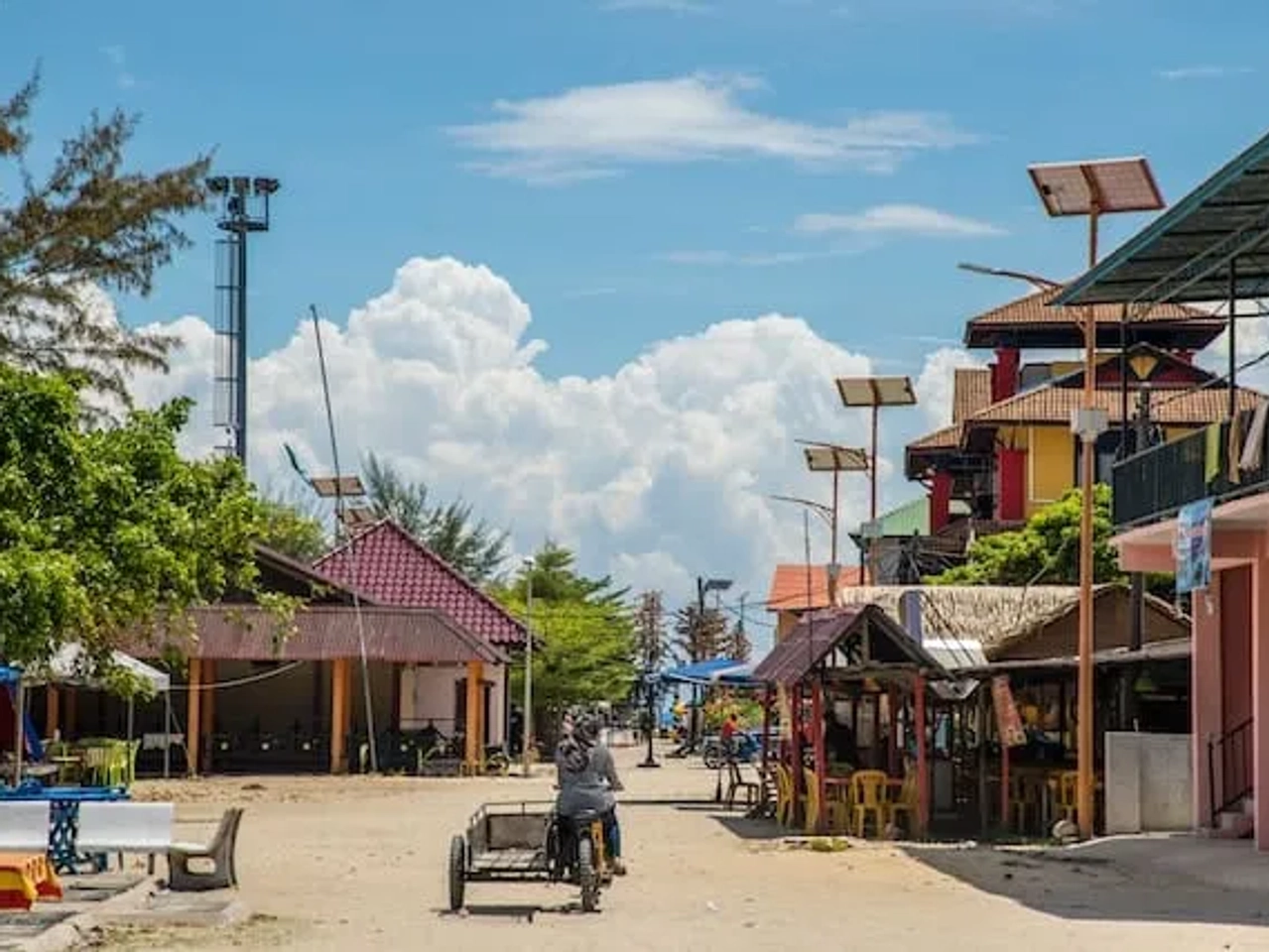 casas nas Ilhas Perhentian na malasia