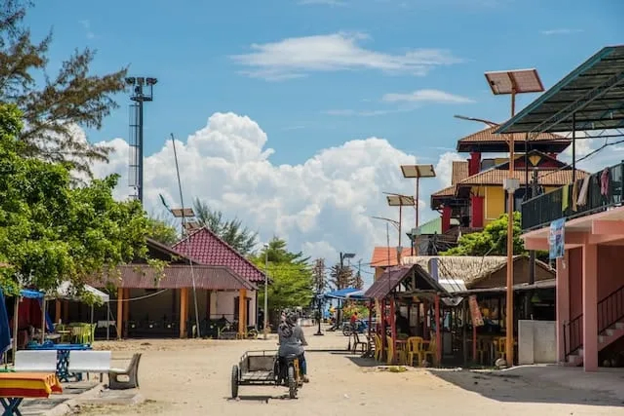 casas nas Ilhas Perhentian na malasia