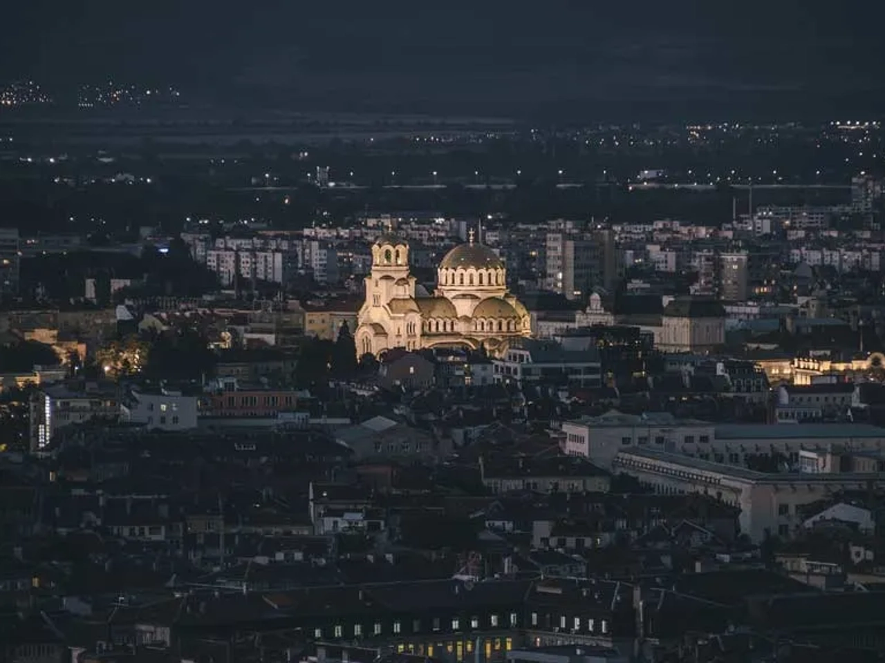 vistas de la capital de Bulgaria