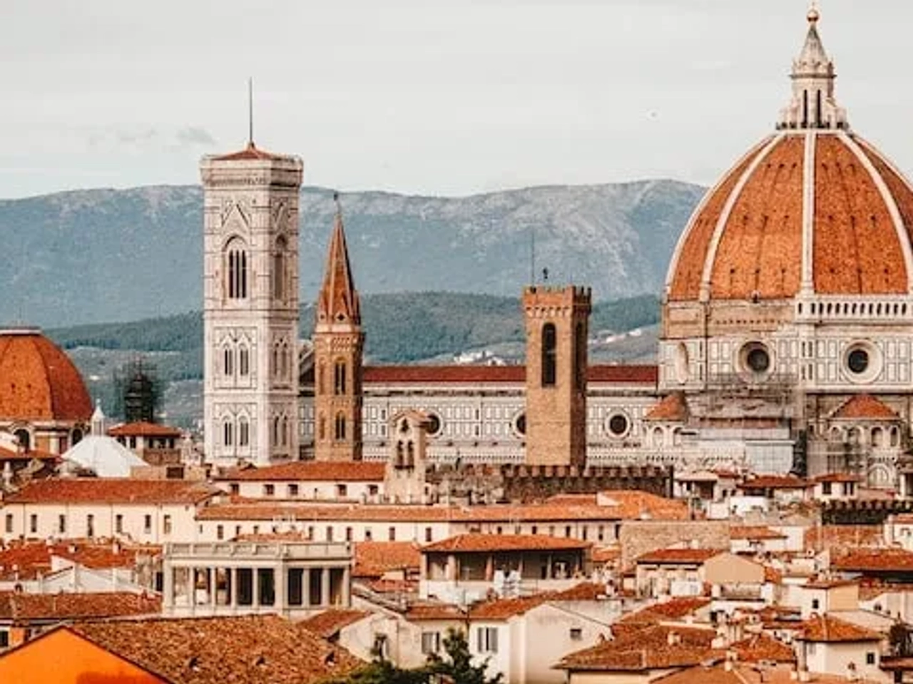 Catedral de Florença vista da Praça Miguel Ângelo