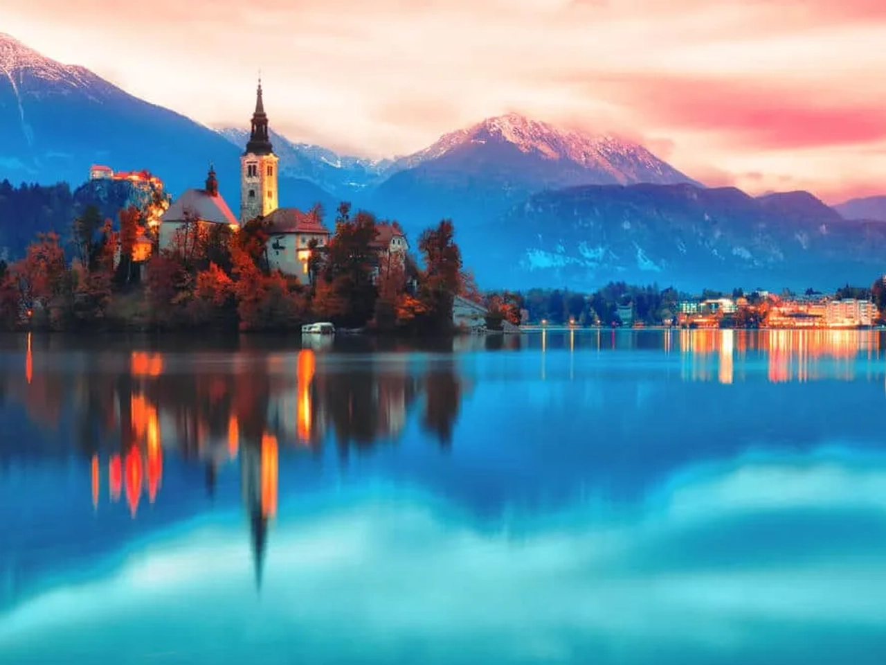 castelo no lago bled