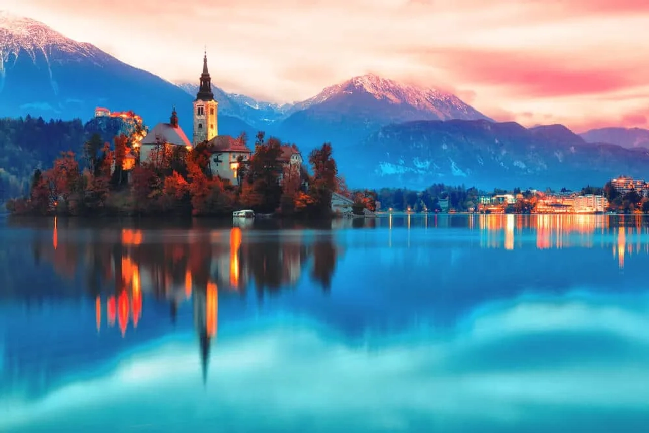 castelo no lago bled