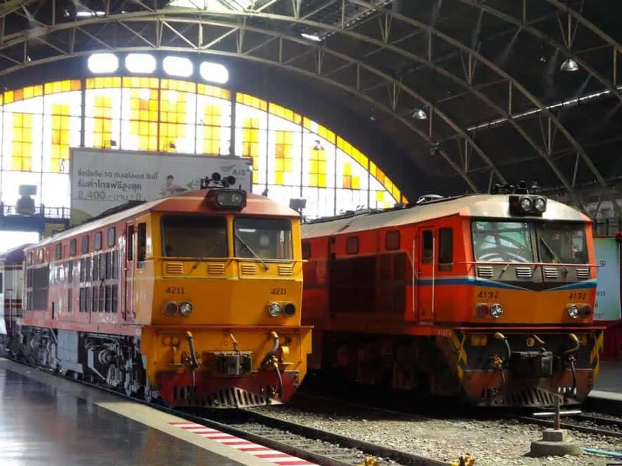 Trenes en Tailandia