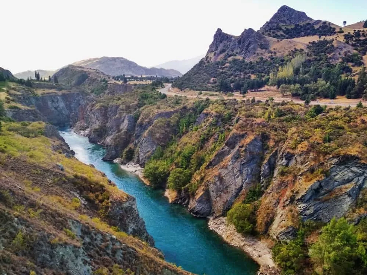 Río Anduin, Argonath en Nueva Zelanda. Localización de El Señor de los Anillos
