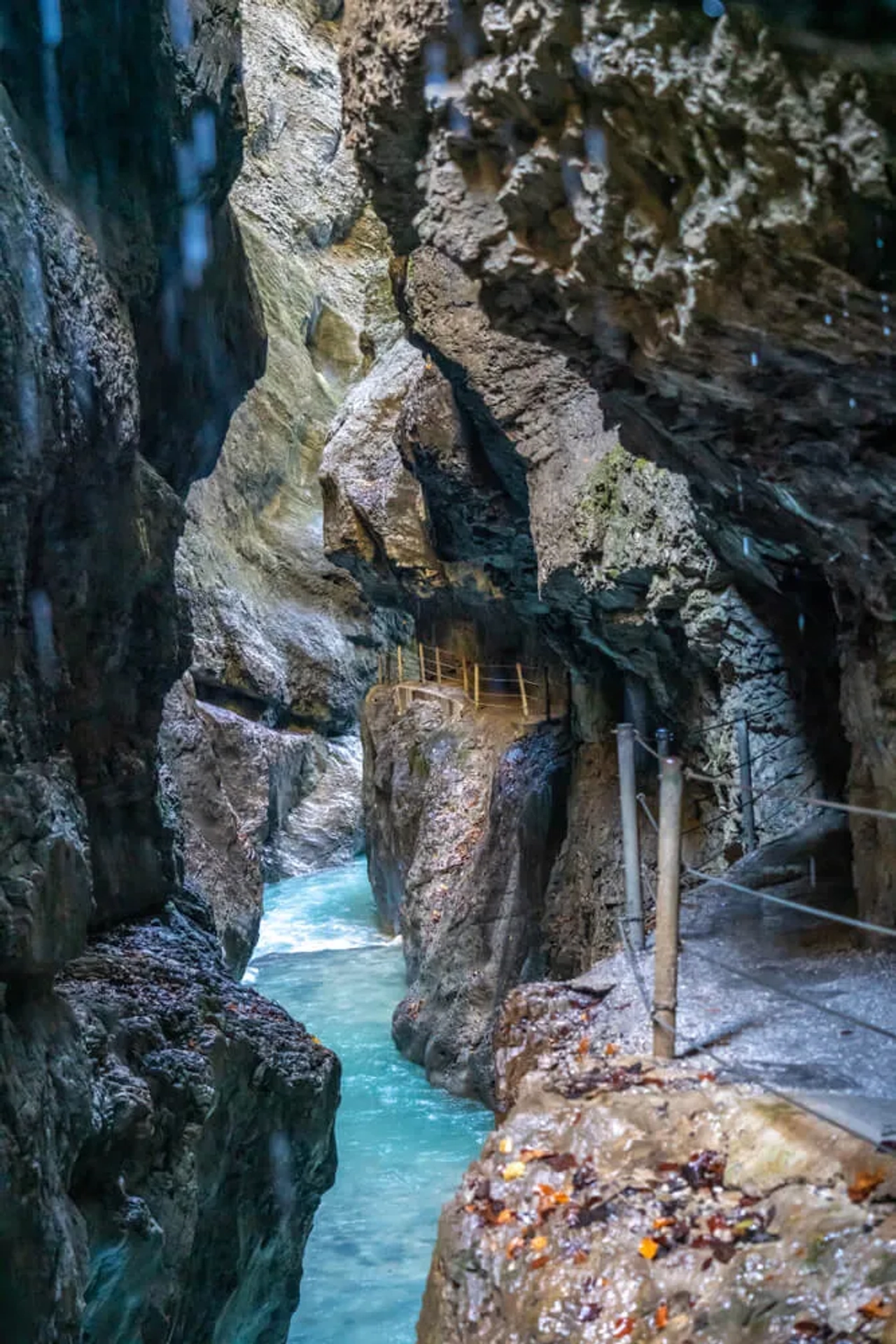 vistas do canhao de partnachklamm