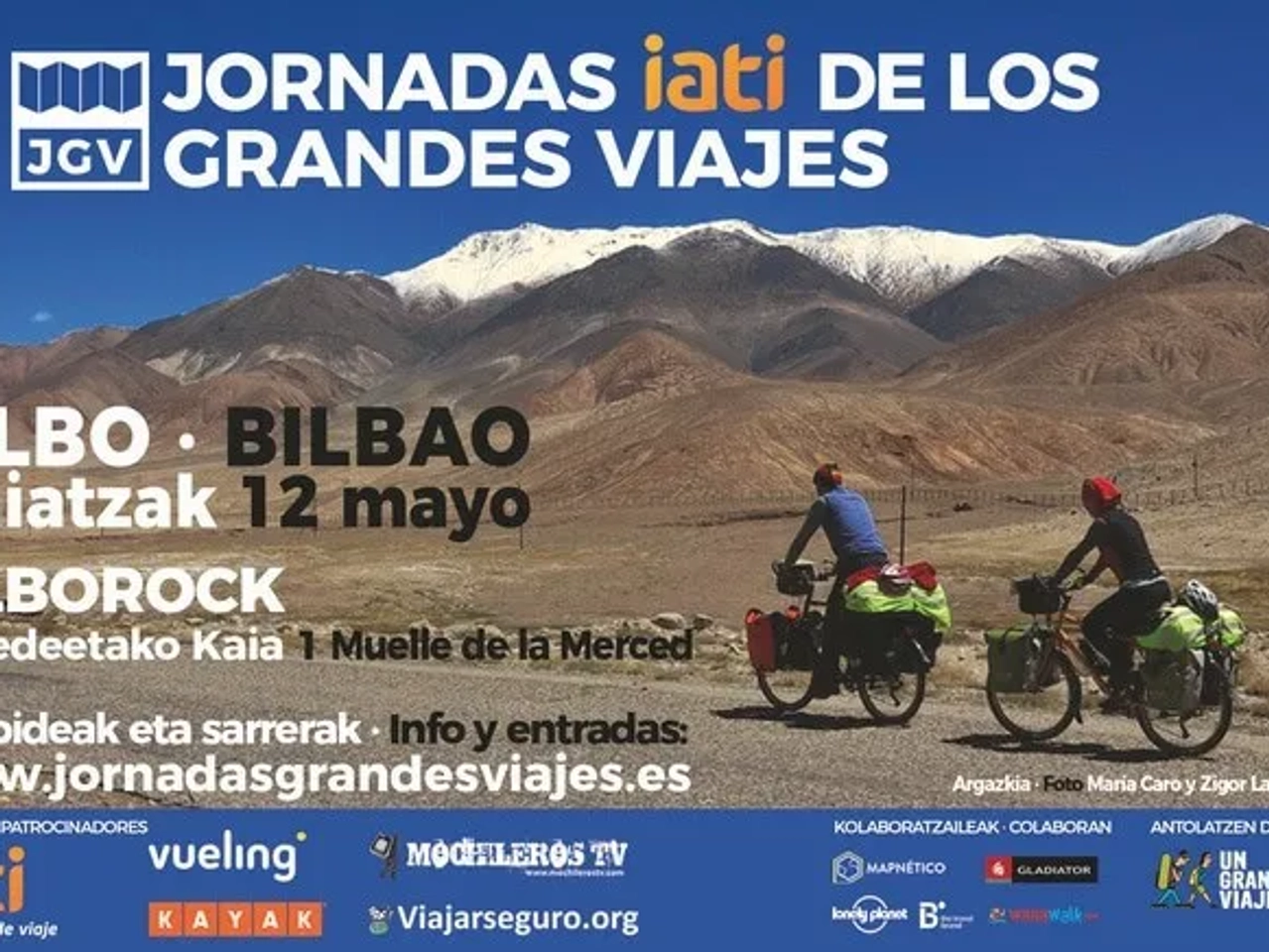 Jornadas IATI de los Grandes Viajes en Bilbao, 12 de mayo, Mesedeetako Kaia.