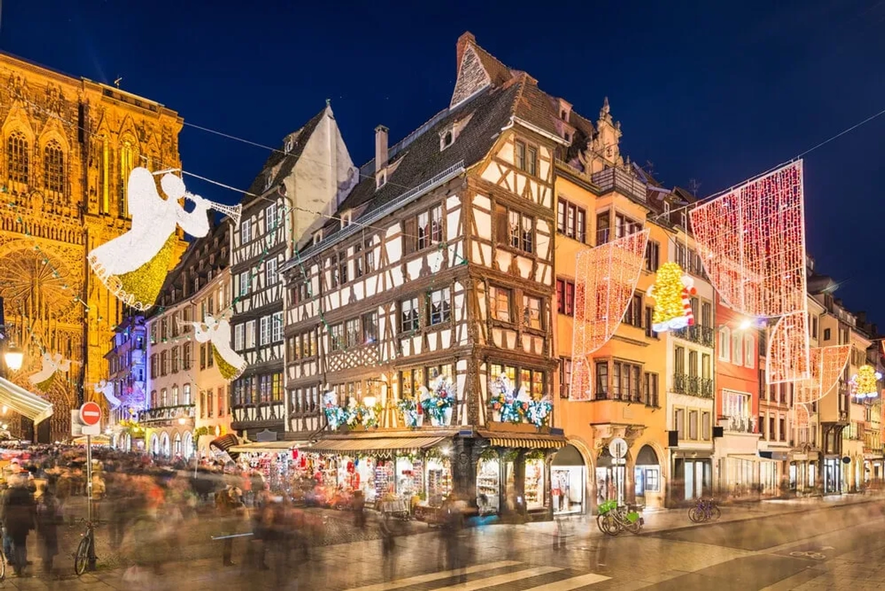 mercado de natal em estrasburgo