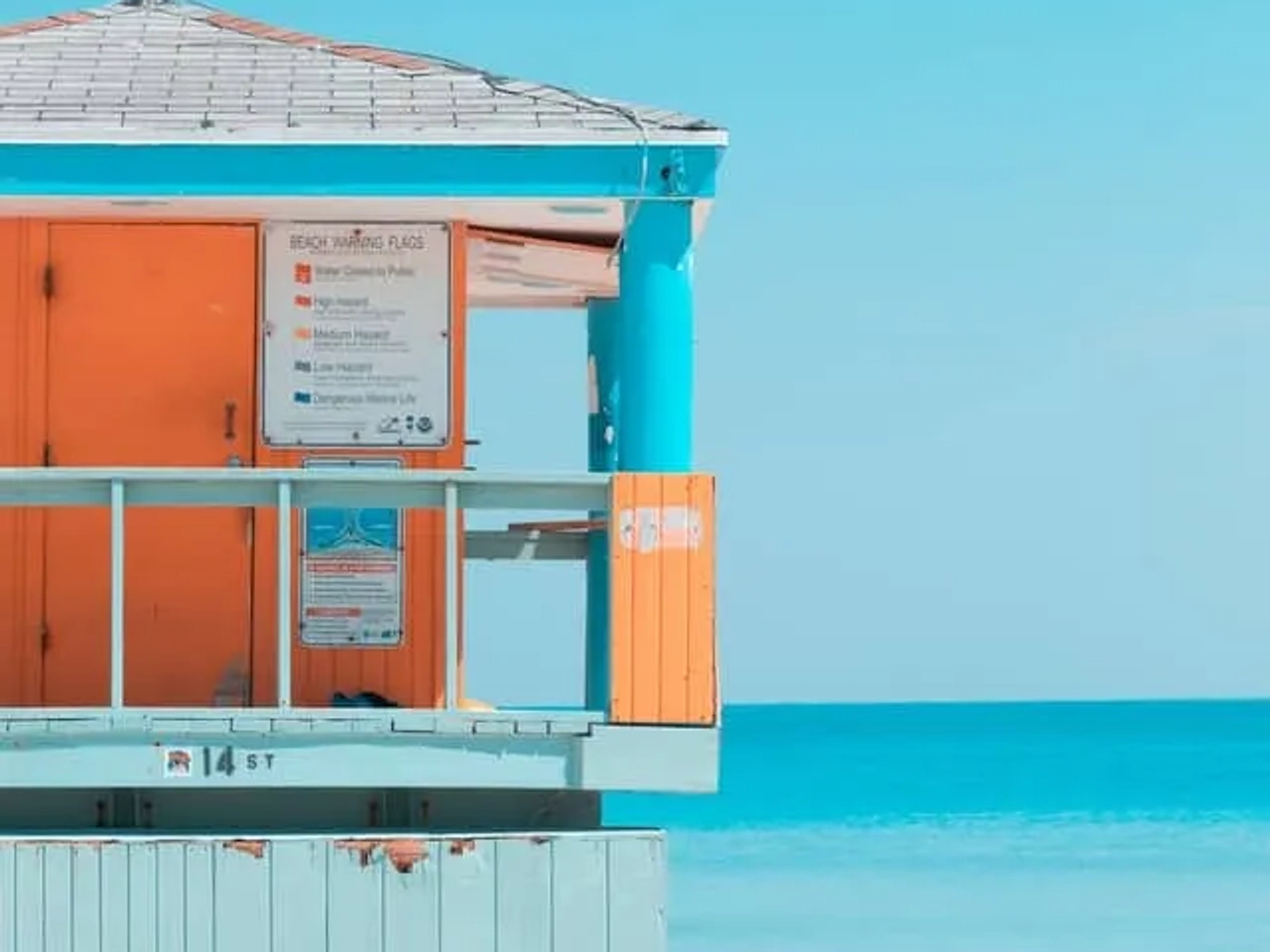 casa tipica durante o dia na praia south beach em miami