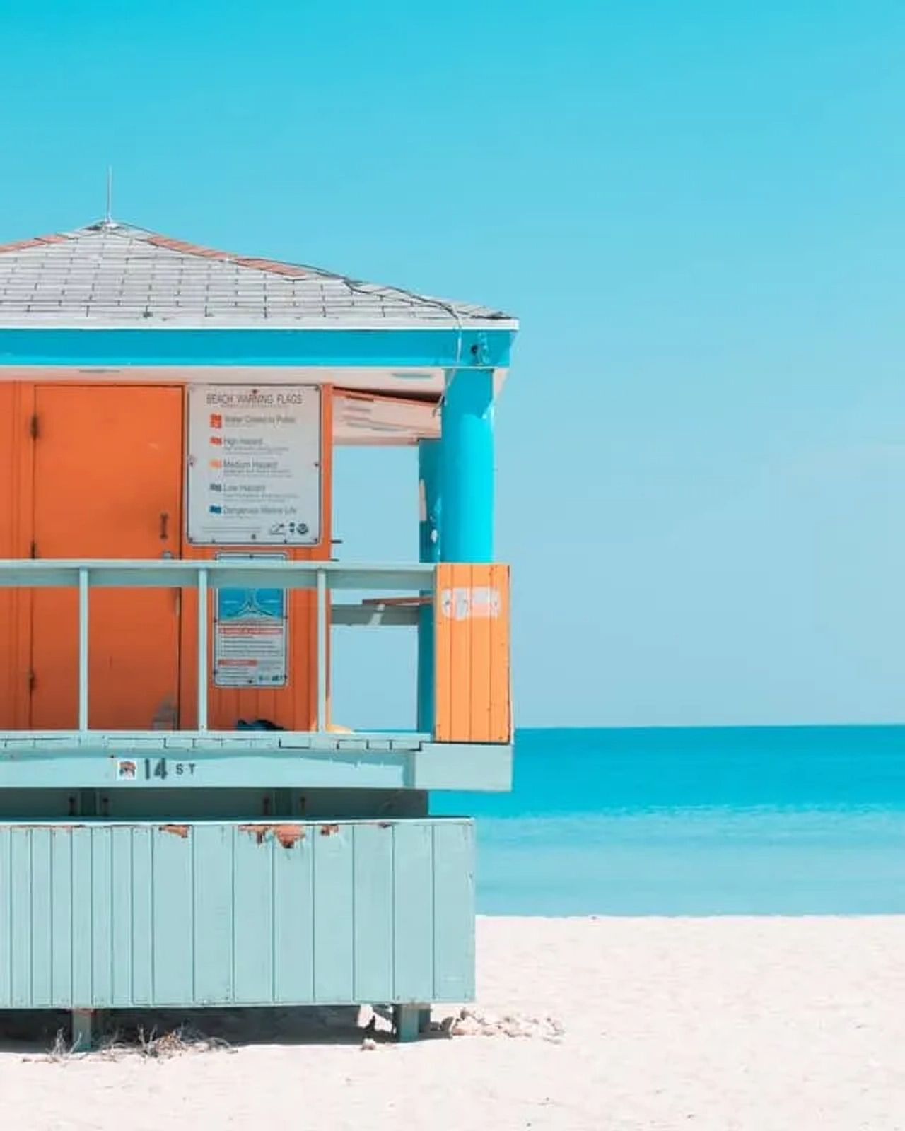 casa tipica durante o dia na praia south beach em miami