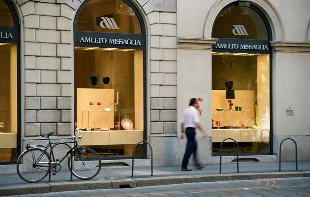 De compras en Milán