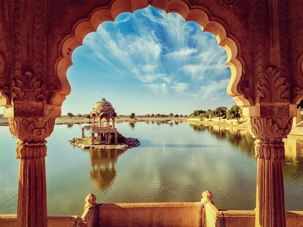Jaisalmer y su bonito lago