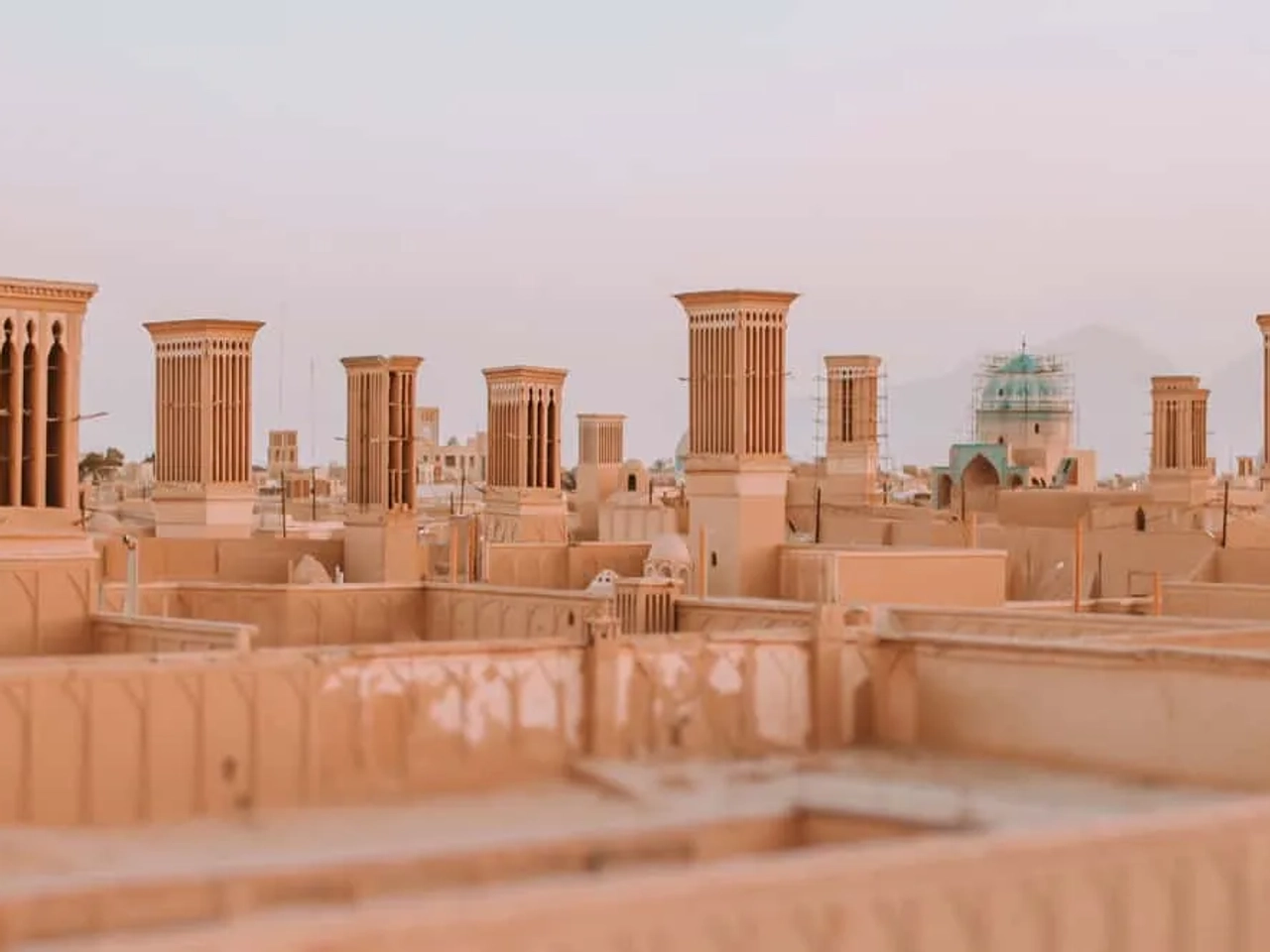 tejados de Yazd