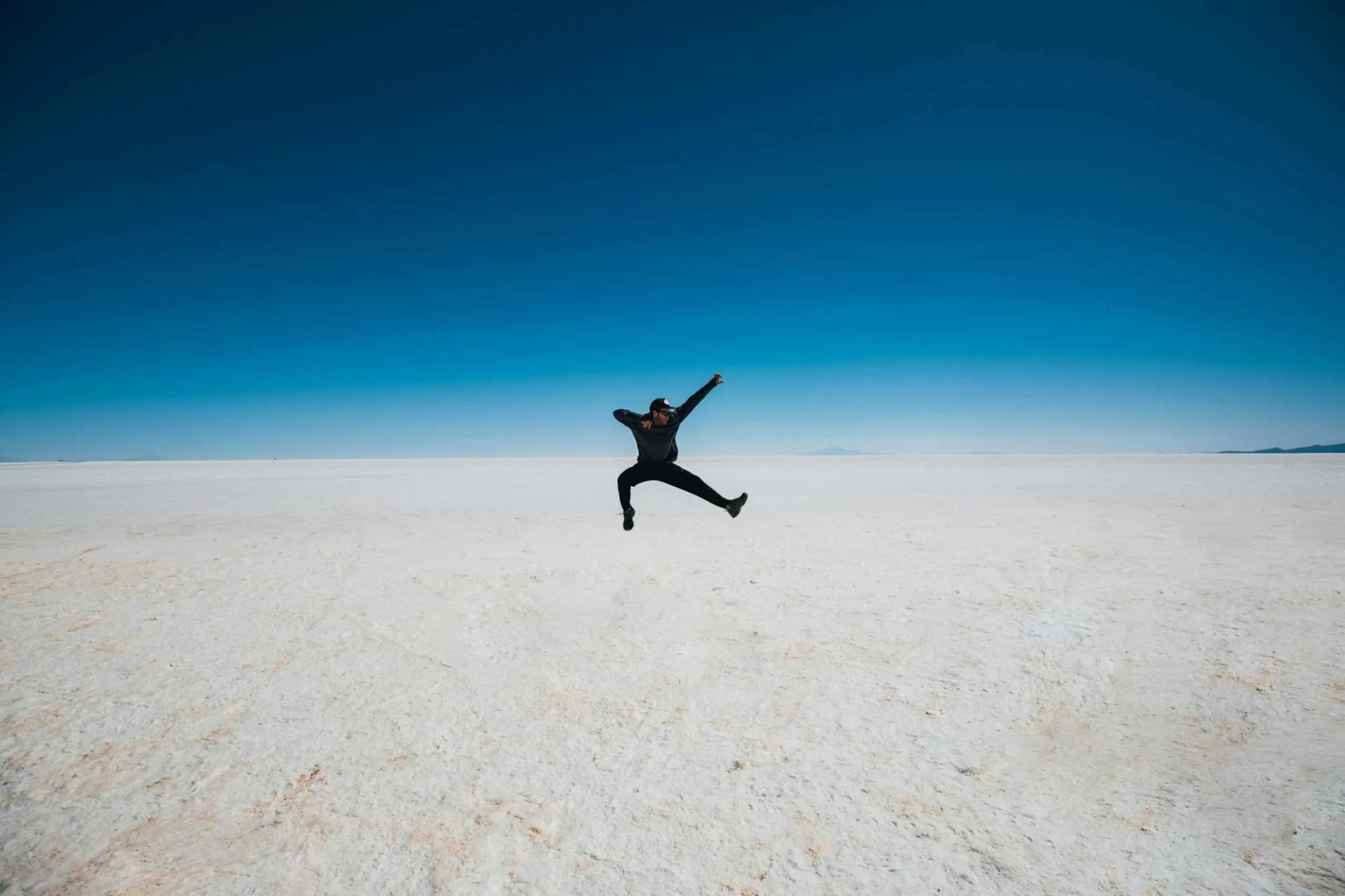 perspectivas en el salar de Uyuni