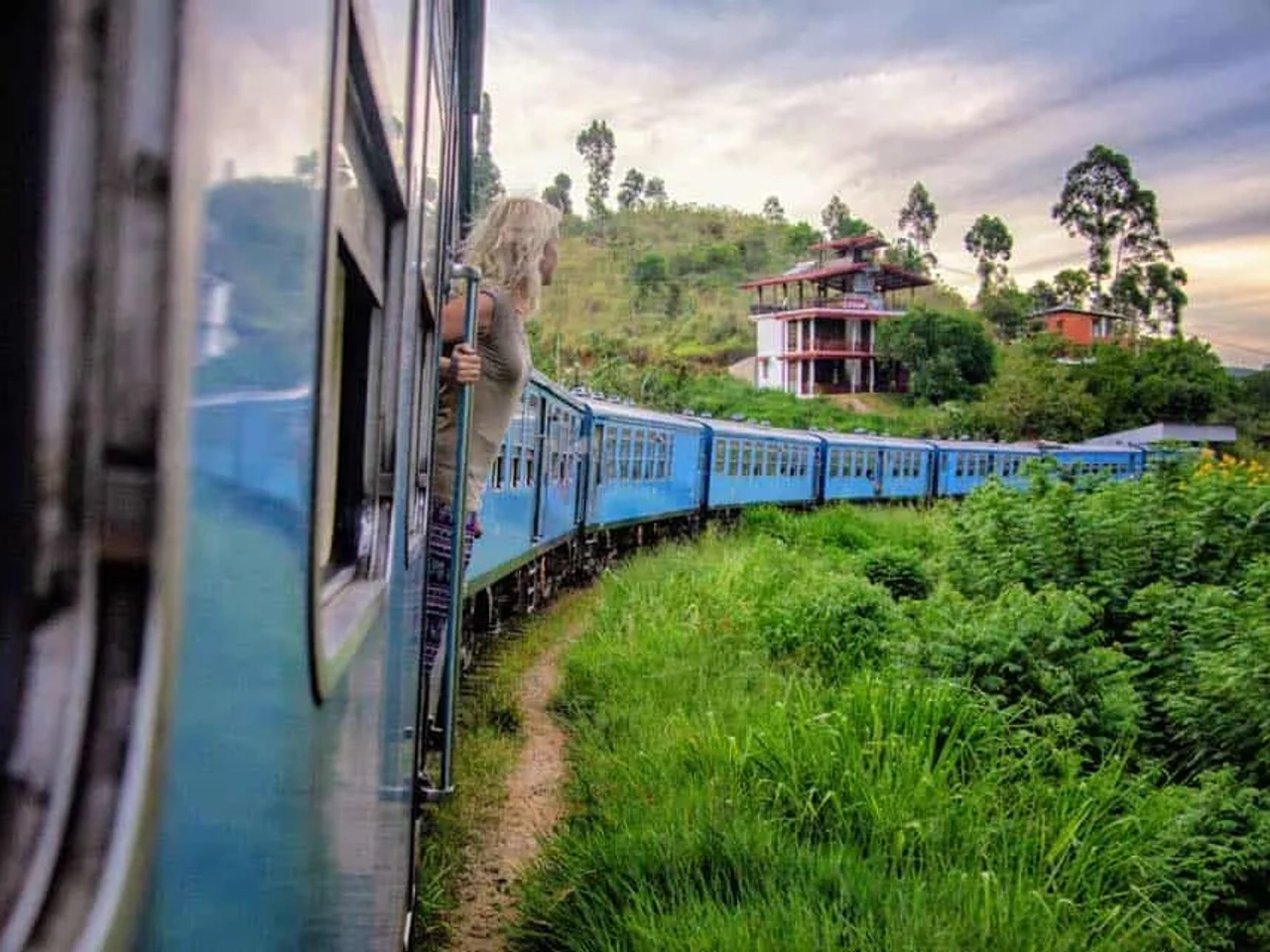 recorrido en tren por Sri Lanka
