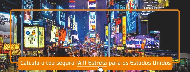 "Calcule seu seguro de viagem IATI para os Estados Unidos!"
