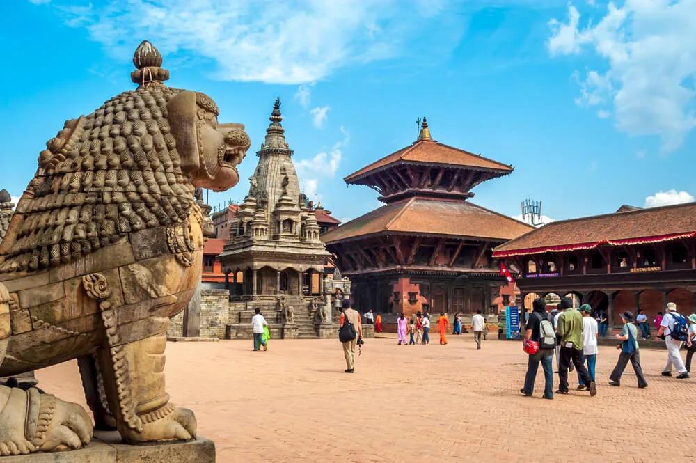praça de durbar bhaktapur em catmandu